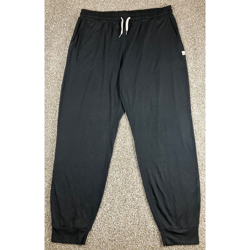 Vuori Womens Performance Jogger Black VW303 Size XL Loungewear Pants Dreamknit